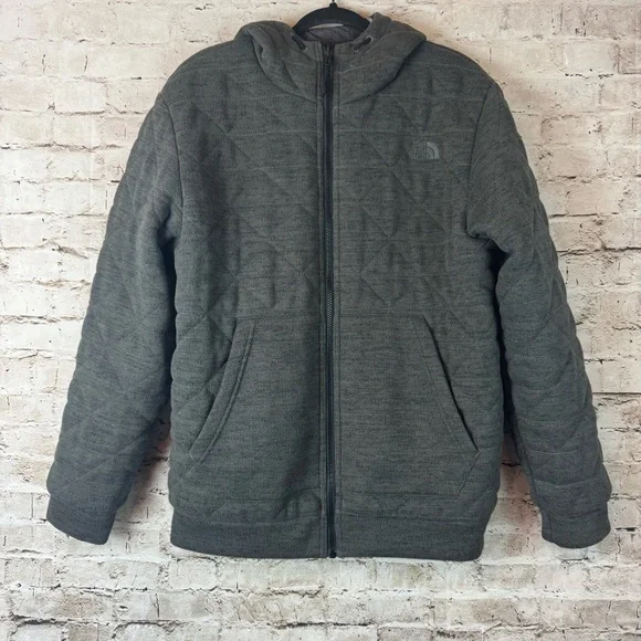 The North Face Men's Medium Homme Reversible Camouflage Jacket Grey Camo Coat M